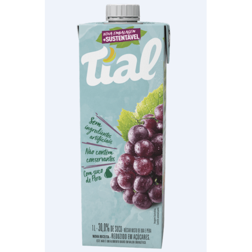 Nectar Misto Tial Uva e Pera 1 Litro
