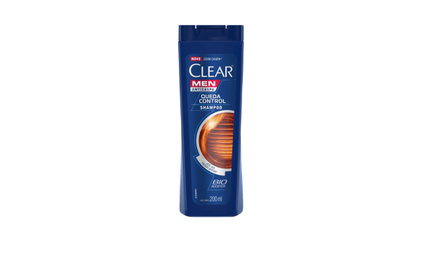 Shampoo Anticaspa Clear Men Queda Control Frasco 200ml