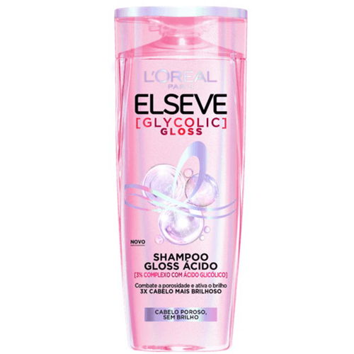 Shampoo Extra Gloss Anti-Sal L'oréal Paris Elseve Glycolic Gloss Frasco 200ml