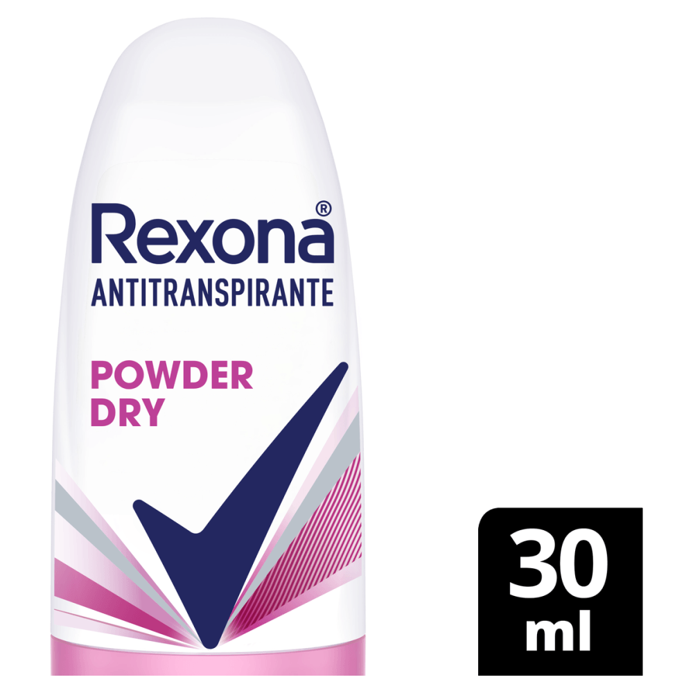 Antitranspirante Roll-On Powder Dry 72h Rexona 30ml