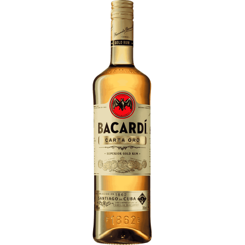 Rum Brasileiro Leve Superior Gold Carta Ouro Bacardi Garrafa 980ml