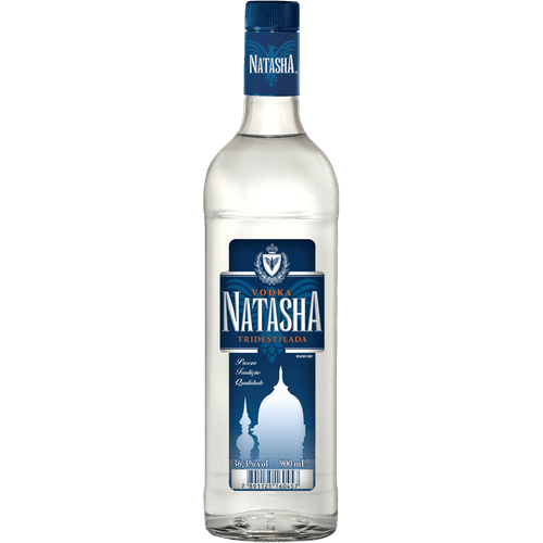 Vodka Tridestilada Natasha Garrafa 900ml
