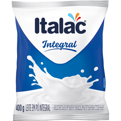 Leite em Pó Integral Italac 400g