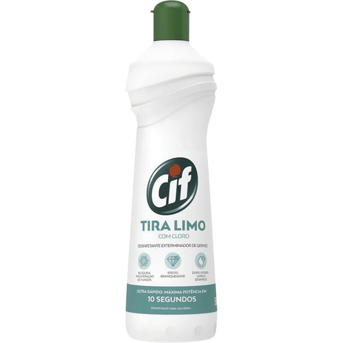 Desinfetante para Uso Geral Tira-Limo com Cloro Cif Squeeze 500ml