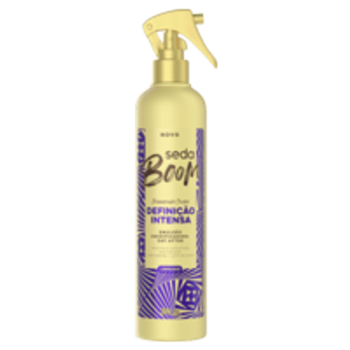 EMULSAO UMIDICADORA CABELO SEDA BOOM 350ML DEFINIÇAO INTENSA  -SPRAY