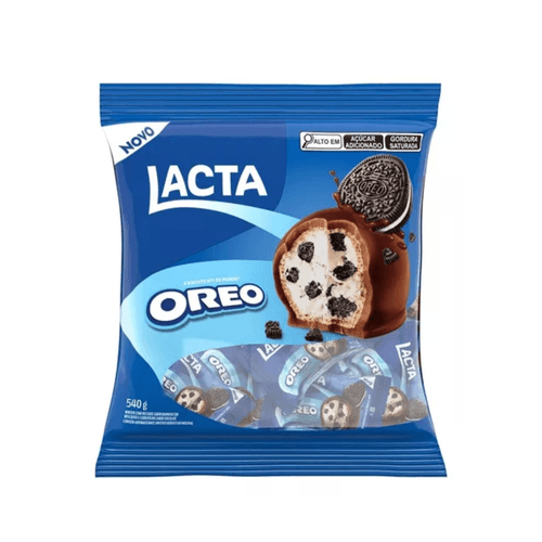 Wafer Lacta Oreo bombom recheado com biscoito Oreo 540g