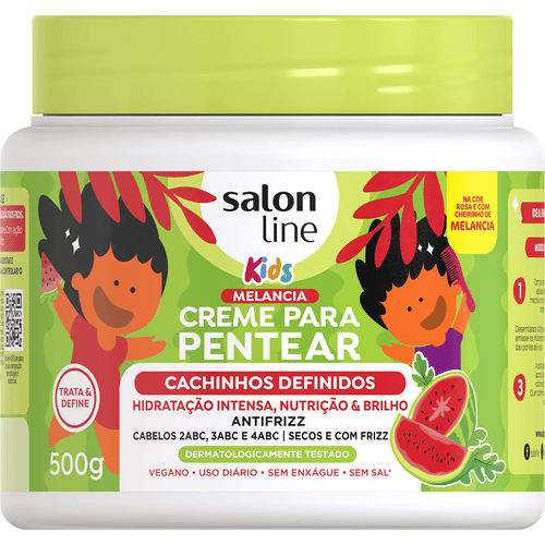 CR PENT SALON-L KIDS 500G - PT  MELANCIA CACHINHOS DEFINIDOS