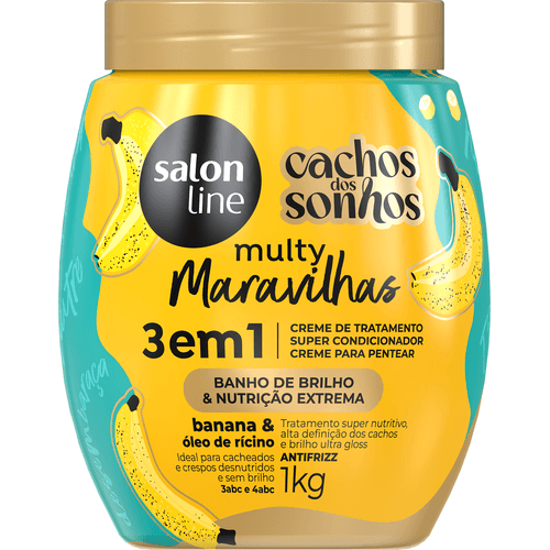 CR PENT SALON CACH DOS SONHOS 1KG - BANANA