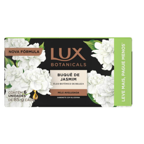 SAB LUX BOTANICALS 85G PACK 6UN BUQUE DE JASMIM