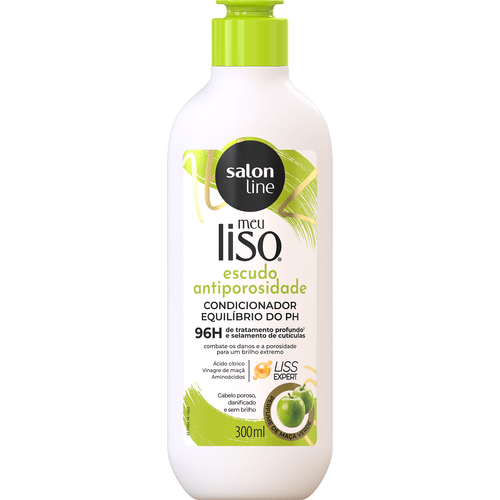 CO SALON-L M-LISO 300ML- ESCUDO ANTIPOROSIDADE