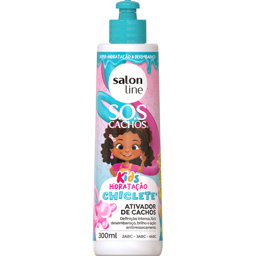 ATIV CACHO SALON-L SOS KIDS 300ML CHICLETE