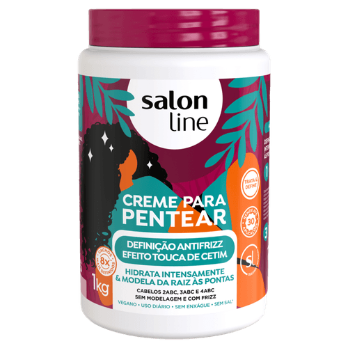 Creme para Pentear Salon Line Definição Antifrizz Pote 1kg