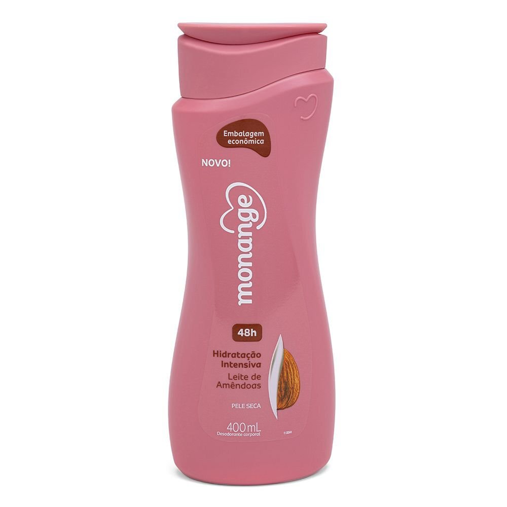 Hidratante Monange Hidratação Intensiva Leite de Amêndoas Pele Seca com Ação Desodorante 400ml