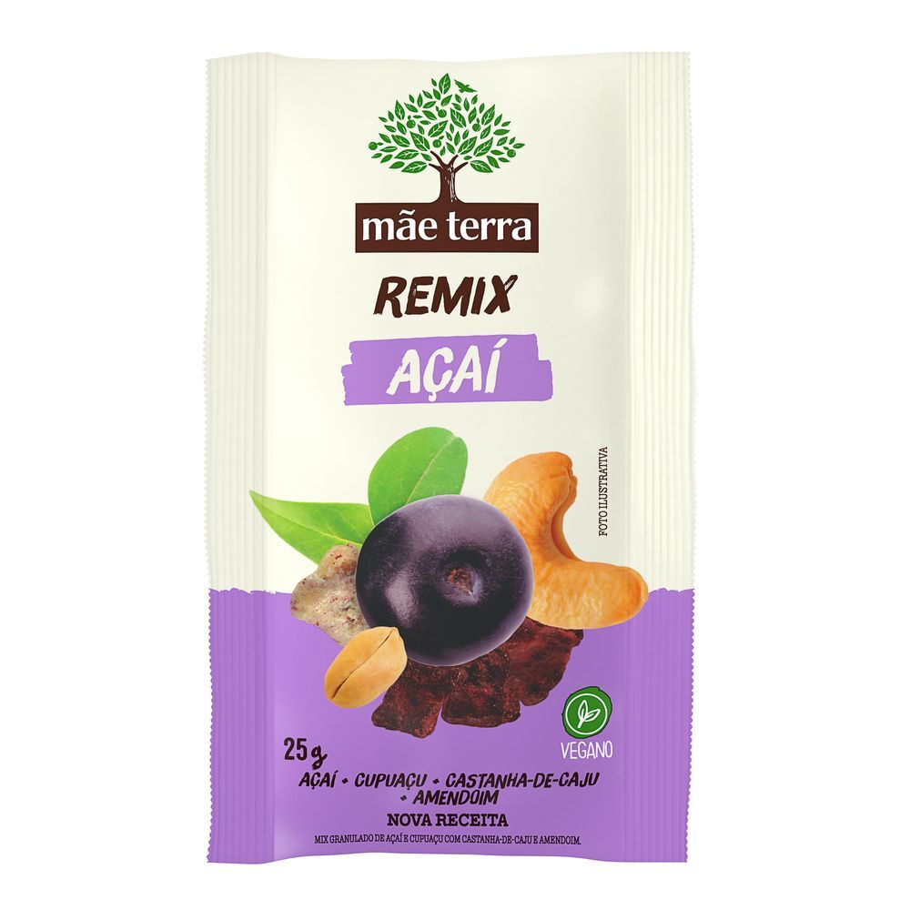 Snack Saudável MAE TERRA Remix Açaí 25 g