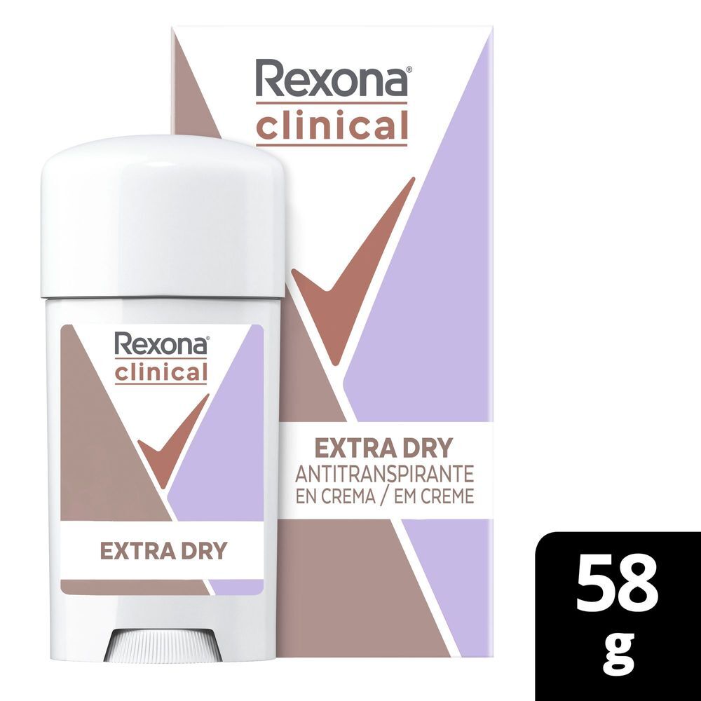 Desodorante Rexona Clinical Extra Dry 58 g