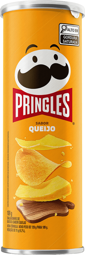 Salgadinho de Batata Queijo Pringles Tubo 109g