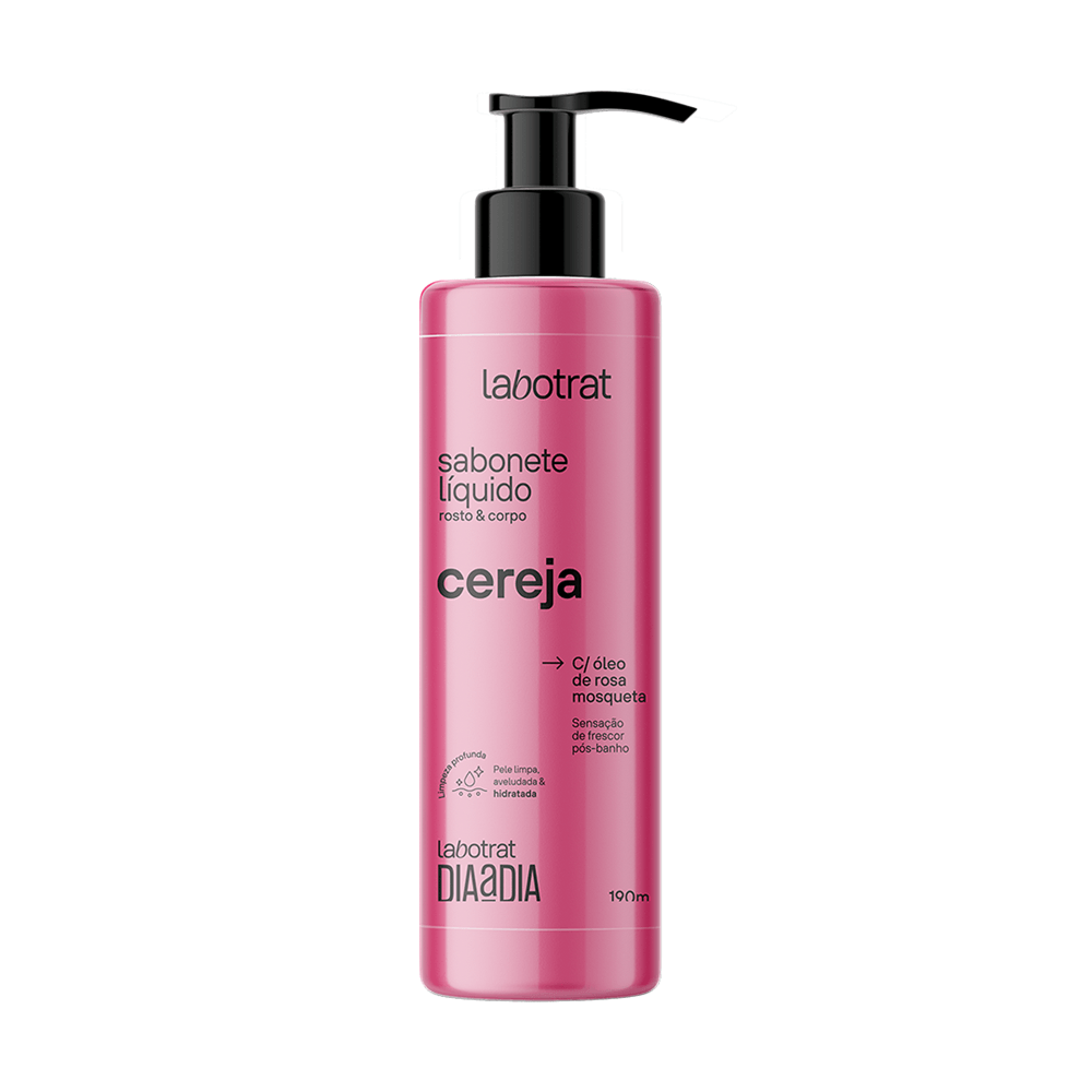 Sabonete Líquido Rosto e Corpo Cereja 190ml Labotrat