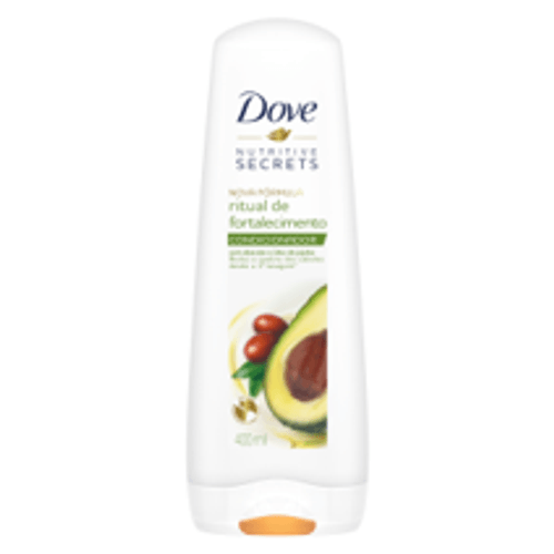 Condicionador com Abacate e Óleo de Jojoba Dove Nutritive Secrets Ritual de Fortalecimento Frasco 400ml