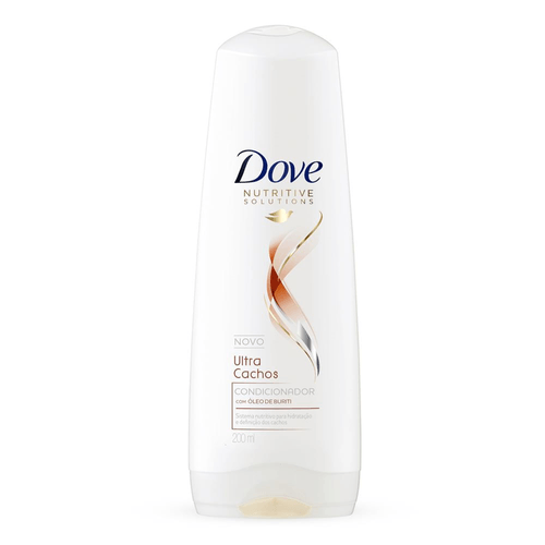 Condicionador com Óleo de Buriti Dove Nutritive Solutions Ultra Cachos Frasco 200ml