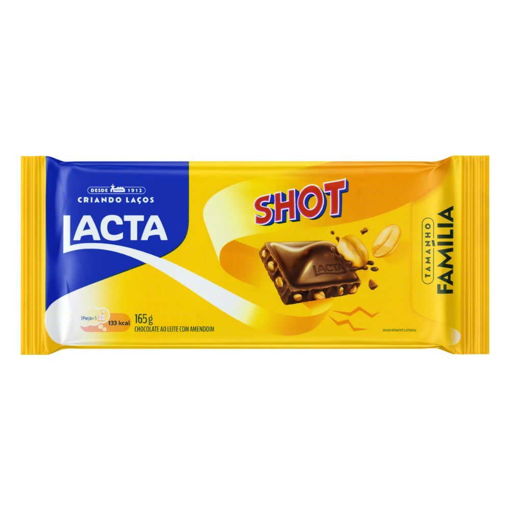 CHOCOLATE LACTA SHOT 145 GRAMAS -TABUA