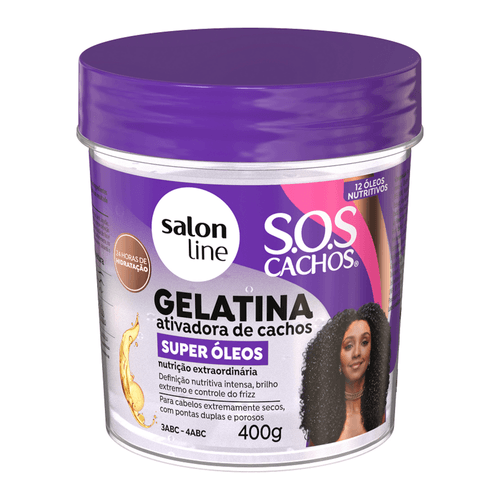 Gelatina Salon Line SOS Super Óleos 400g