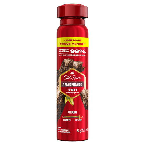 DESODORANTE SPRAY OLD SPICE 150G LV+PG- AMADEIRADO