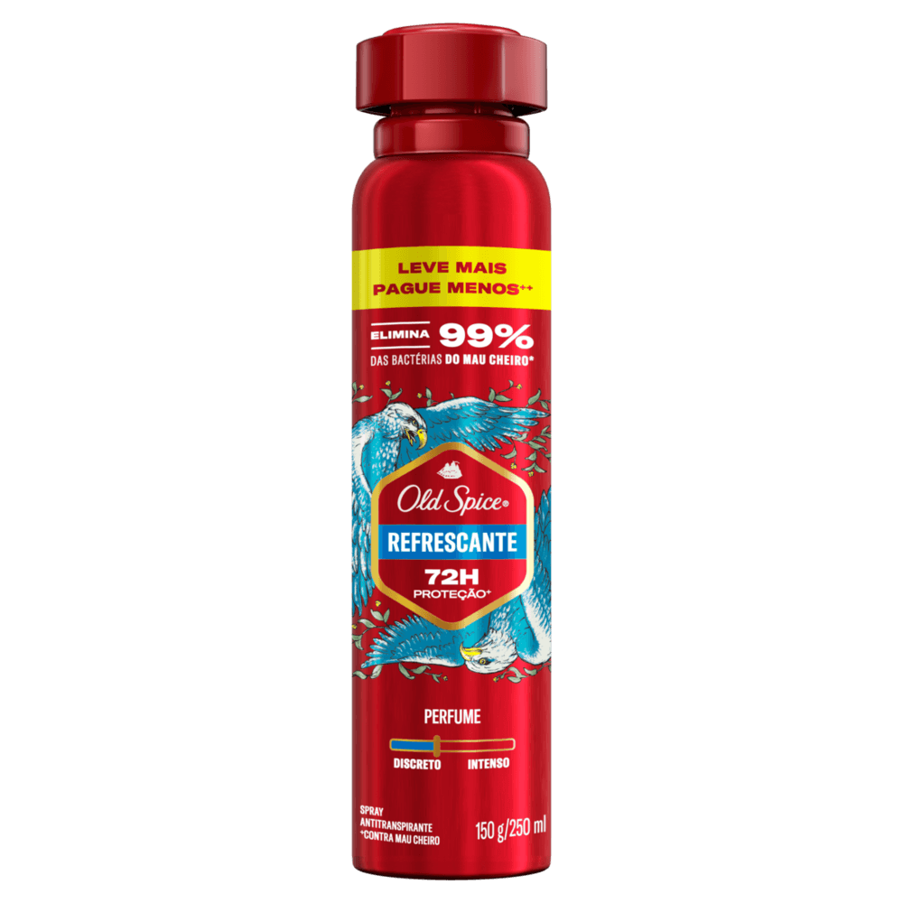 Desodorante Antitranspirante Spray Old Spice Refrescante 250ml