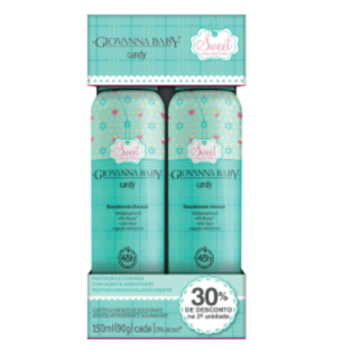 DES AER GIOVANNA BABY PACK C/2 150ML CANDY