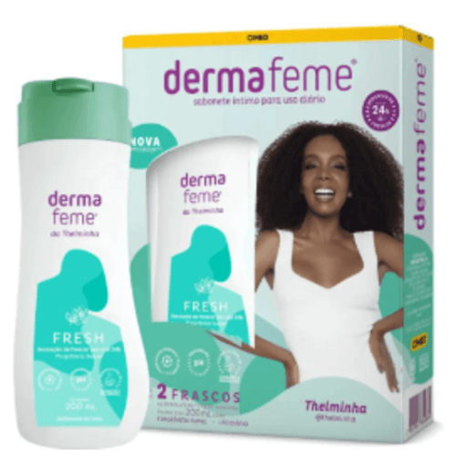 SAB LIQ DERMAFEME PACK C/2 200ML-FR FRESH