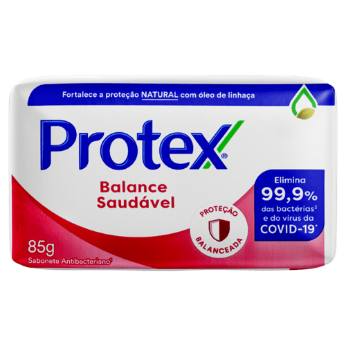 Sabonete em Barra Antibacteriano Protex Balance Saudável Envoltório 85g