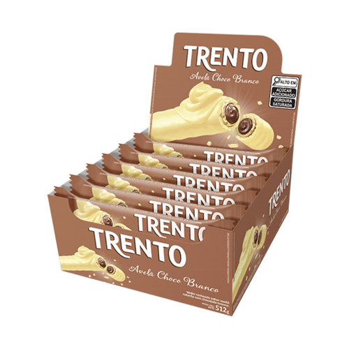 CHOC TRENTO 29G CHOCOLATE BRANCO