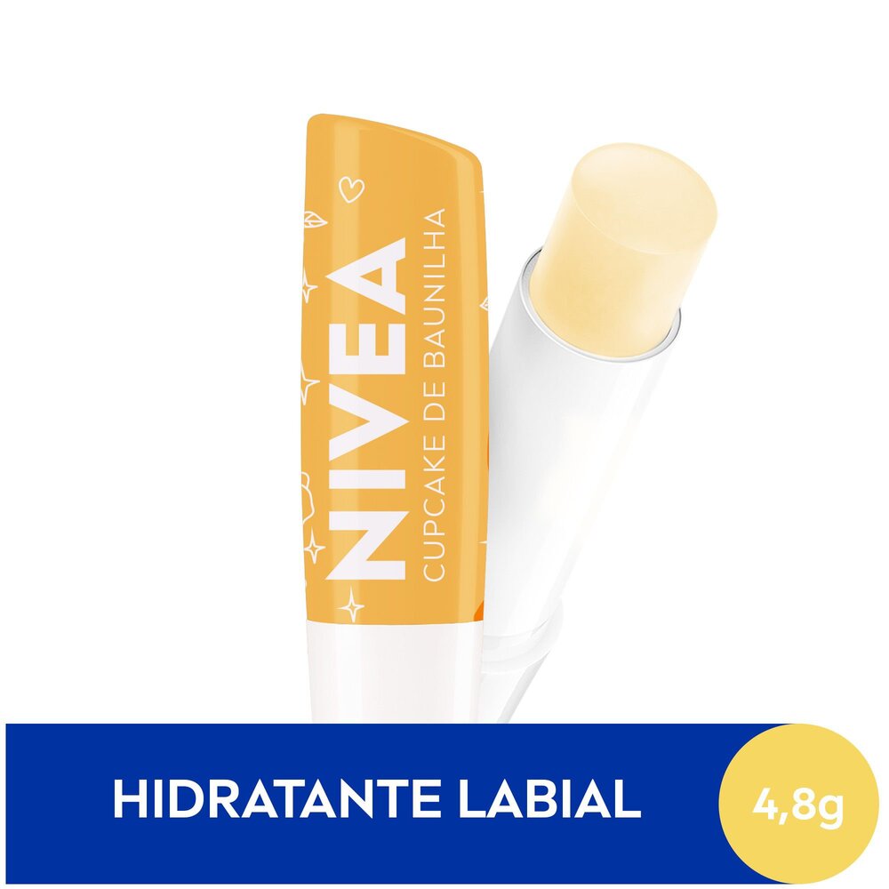 Hidratante Labial Nivea Cupcake de Baunilha - Edição limitada Disney Bela