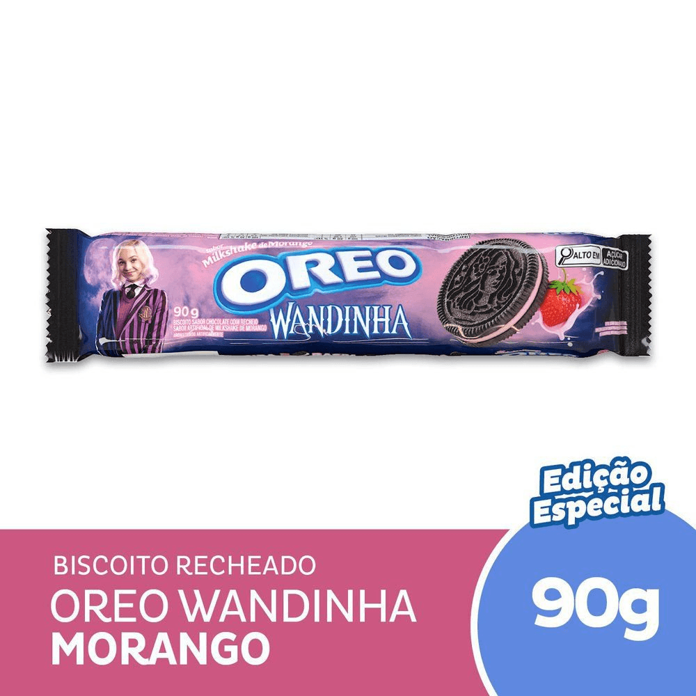 Biscoito Recheado Oreo Milkshake De Morango 90g - Dec Minas