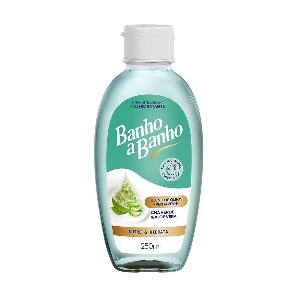 Sabonete Líquido Banho a Banho Chá Verde e Aloe Vera 250ml