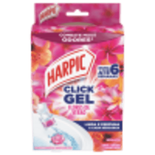 DESODORIZANTE SANITARIO HARPIC CLICK GEL FLORES DE VERÃO 3 UN
