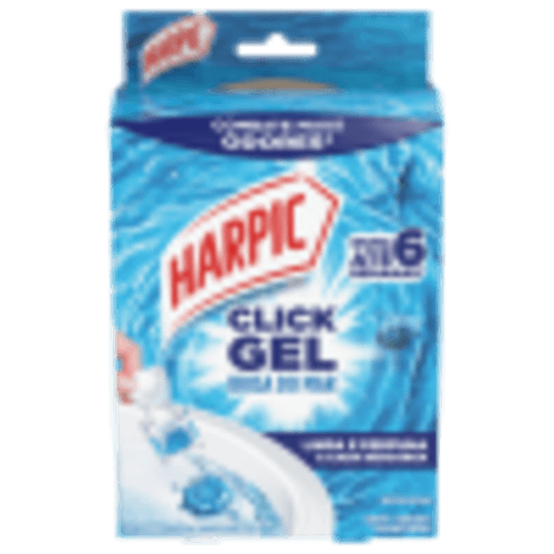DESODORIZANTE SANITARIO HARPIC CLICK GEL 3 UNIDADES-BRISA DO MAR