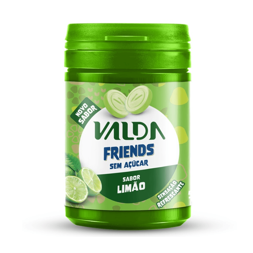 Pastilhas Valda Friends Limão Sem Açúcar