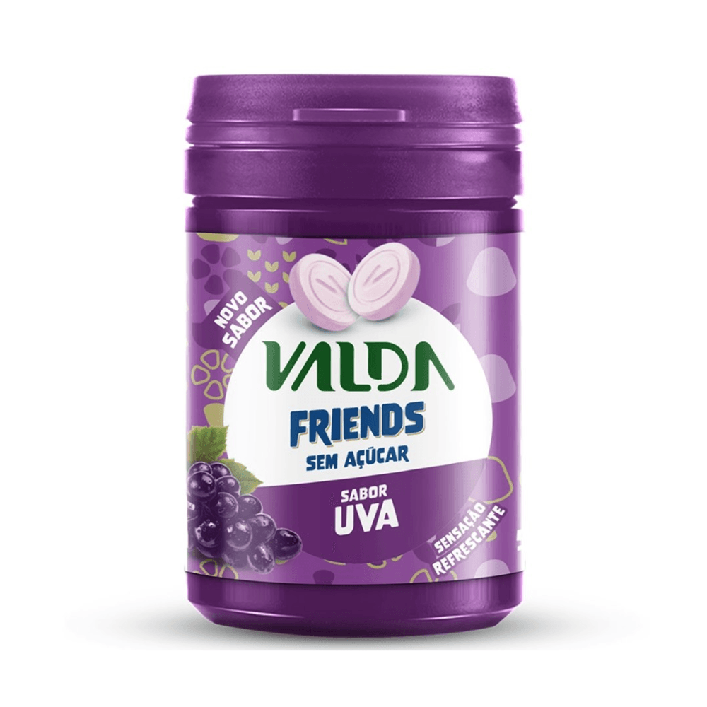 PASTILHA VALDA POTE FRIENDS UVA 50G