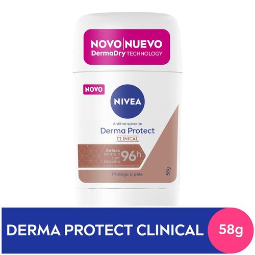 NIVEA Desodorante Stick Derma Protect Clinical 58g