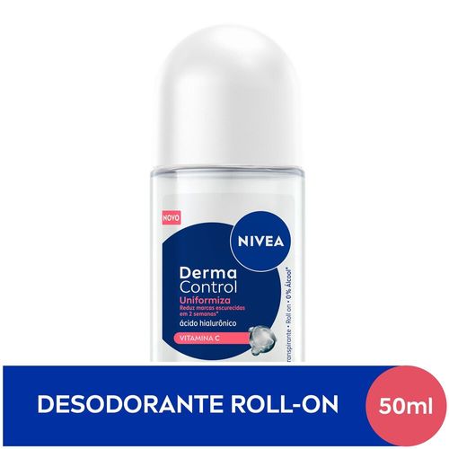 NIVEA Desodorante Roll-on Derma Control Uniformiza 50ml