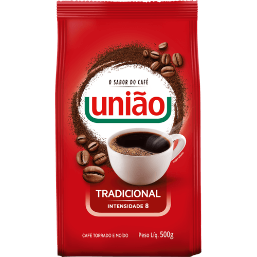 Café Torrado Moído Tradicional Pouch União 500g