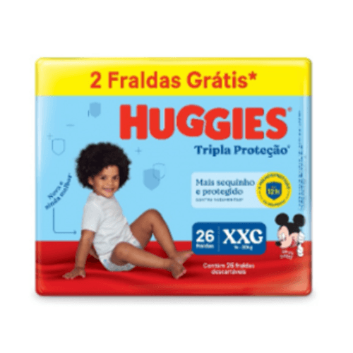 FD HUGGIES T-PROT MEGUINHA XXG 26UN