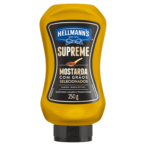 Mostarda Amarela Tradicional Hellmann's Supreme Squeeze 250g