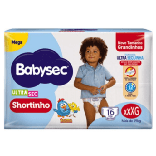 FD BABYSEC MEGA SHORTINHO ULTRA XXXG 16UND