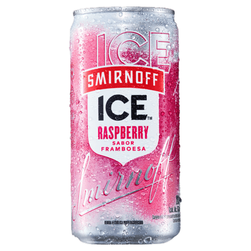 Bebida Mista Alcoólica Gaseificada Raspberry Framboesa Smirnoff Ice Lata 269ml