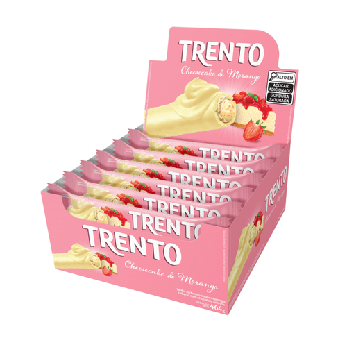 CHOC TRENTO 29G CHEESECAKE MORANGO
