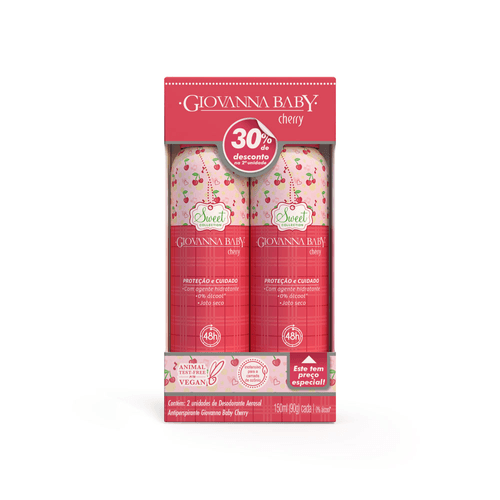 DES AER GIOVANNA BABY 2X150ML- CHERRY 72HRS