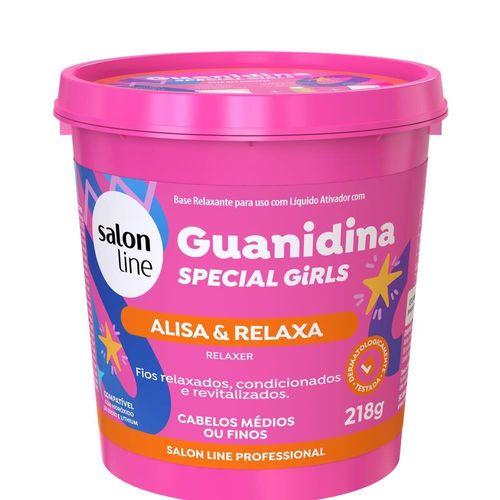 Guanidina Special Girls Relaxer Salon Line 218gr