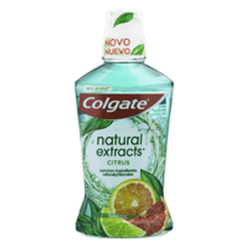 Enxaguante Bucal Zero Álcool Citrus Colgate Natural Extracts Frasco 500ml