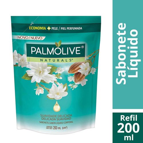 Sabonete Líquido Suavidade Delicada Palmolive Naturals Sachê 200ml Refil